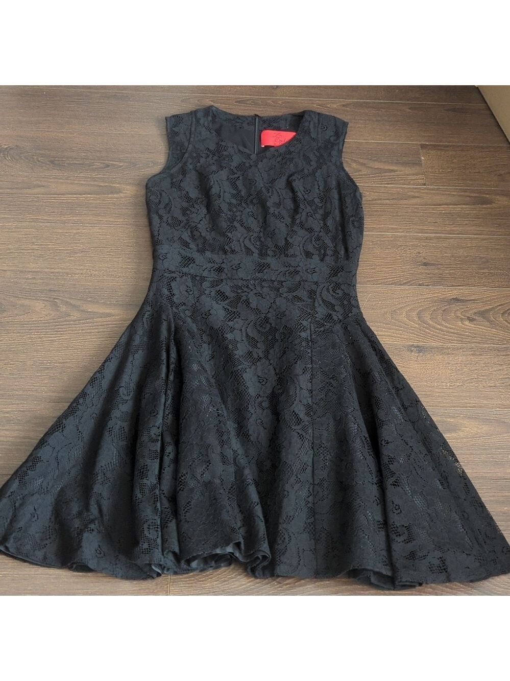 Zac Poison Z Spoke Black Lace Dress - Picture 8 of 13